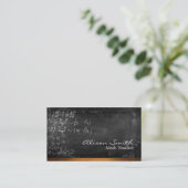 Teacher Business card Visitenkarte (Stehend Vorderseite)
