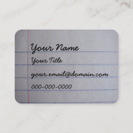 Teacher Business Cards Visitenkarte