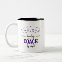 Teacher by Day, Coach by Night Zwei-Tone-Kaffee-Ta
