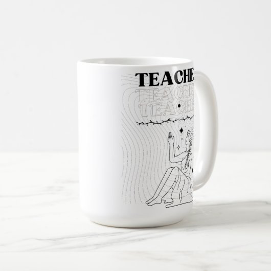 Teacher Ceramic Mug  Kaffeetasse (VorderseiteRechts)