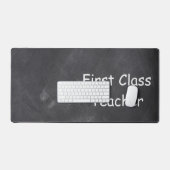 Teacher Chalkboard Design Geschenk Idee Schreibtischunterlage (Tastatur & Maus)