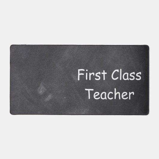 Teacher Chalkboard Design Geschenk Idee Schreibtischunterlage (Vorderseite)