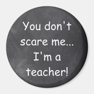 Teacher Chalkboard Design Geschenkidee nicht stör Magnet