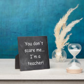 Teacher Chalkboard Design Geschenkidee nicht störe Fotoplatte (InSitu)
