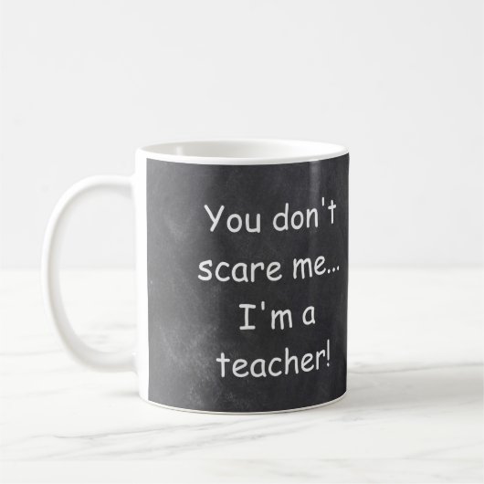 Teacher Chalkboard Design Geschenkidee nicht störe Kaffeetasse (Links)