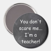 Teacher Chalkboard Design Geschenkidee nicht störe Magnet (Vorderseite/Rückseite)