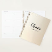 Teacher Chaos Coordinator Gold Glitzer Script Planer (Anzeige)