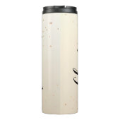 Teacher Chaos Coordinator Gold Glitzer Script Thermosbecher (Rückseite)