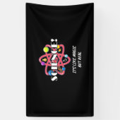 Teacher Chemistry Science Is Like Magic But Real Banner (Vertikal)