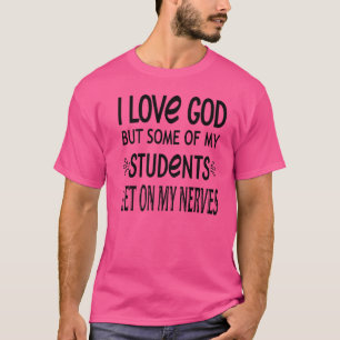 Teacher Christliche religiöse Klasse Professor Zit T-Shirt