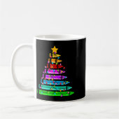 Teacher Christmas Crayon Tree Student Pajama Chris Kaffeetasse (Links)