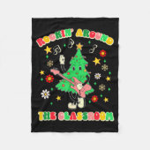 Teacher Christmas Shirts Pajama Matching Rockin' A Fleecedecke (Vorderseite)