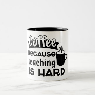 Teacher Coffee Zweifarbige Tasse