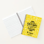Teacher Colleague Hardcover Notebook Geschenk Notizblock (Innenseite)