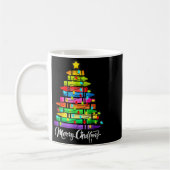 Teacher Crayon Merry Christmas Tree Lights School Kaffeetasse (Links)