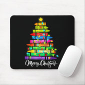 Teacher Crayon Merry Christmas Tree Lights School  Mousepad (Mit Mouse)