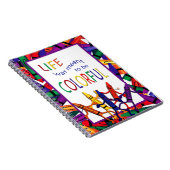 Teacher Crayons farbiges Life Note Book Notizblock (Rechte Seite)