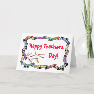 Teacher Day Card Karte