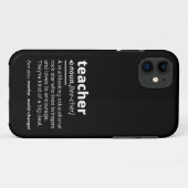 Teacher Definition - Funny Teaching School Teacher Case-Mate iPhone Hülle (Rückseite (Horizontal))