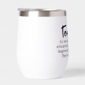 Teacher Definition Wine Tumbler (Rechts)