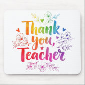 Teacher Desk Mat - Danke, Lehrer! Mousepad (Vorne)