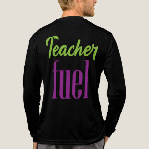 Teacher Fuel - Fun Coffee Design für Lehrer Tri-Blend Shirt