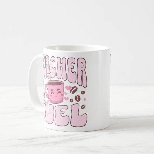 Teacher Fuel Kaffeetasse (Vorderseite Links)