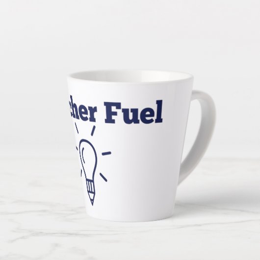 Teacher Fuel Mug Milchtasse (Rechte Ecke)