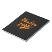 Teacher Fuel Notizblock (Rotiert)