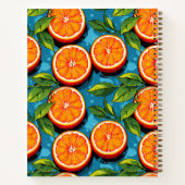 Teacher Fuel Orange – Personalized Notebook Notizblock (Rückseite)