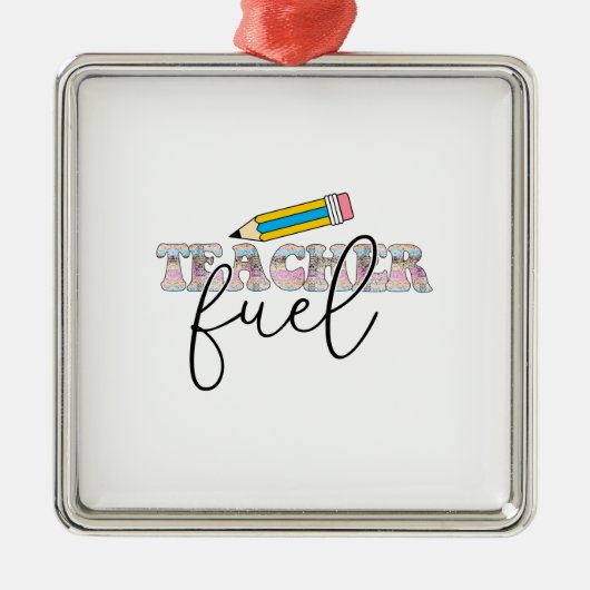 Teacher Fuel Ornament Aus Metall (Vorne)