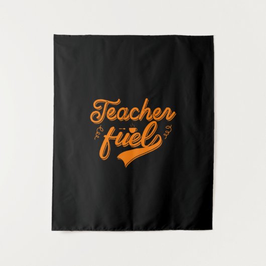 Teacher Fuel Wandteppich (Vorderseite)