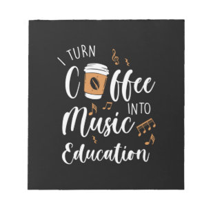 Teacher Geschenk Ich mache Kaffee in Bildung Notizblock
