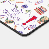 Teacher Geschenk Wasserfarben Schule Gebot Skriptn Schreibtischunterlage (Ecke)