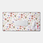 Teacher Geschenk Wasserfarben Schule Gebot Skriptn Schreibtischunterlage (Tastatur & Maus)