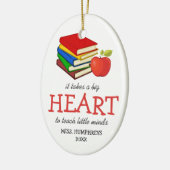 Teacher-Geschenk Weihnachten Keramik Ornament (Links)