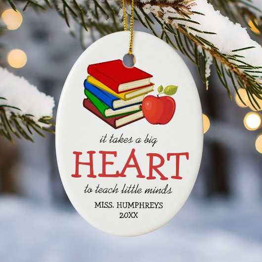 Teacher-Geschenk Weihnachten Keramik Ornament