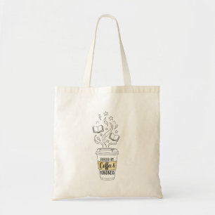 Teacher gespeist von Kaffee Kindness Tote Tag Tragetasche