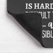 Teacher Gift, A Truly Great Teacher Mousepad (Ecke)