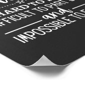 Teacher Gift, A Truly Great Teacher Poster (Ecke)