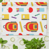 Teacher Gift Apple Back To School Geschirrtuch (Gefaltet)