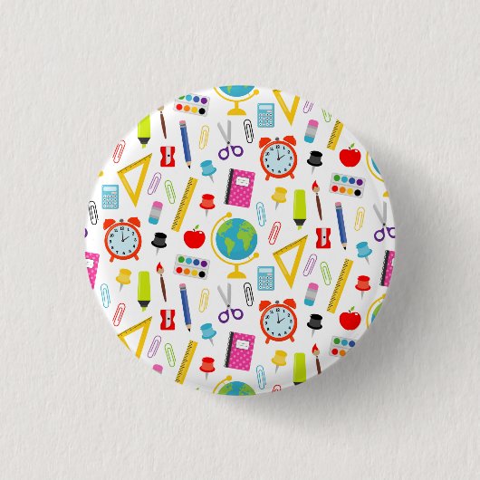 Teacher Gift I Can Only Make Them Think Button (Vorderseite)