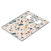 Teacher Gift Large Chips Terrazzo Muster Notizblock (Linke Seite)