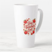 Teacher Gift Mug / Best Teacher Ever Appreciation  Milchtasse (Rechte Ecke)