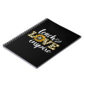 Teacher Gift Teach Liebe Inspirierte Leopard Notizblock (Linke Seite)