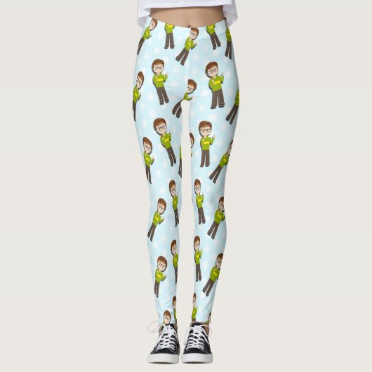 Teacher Gift The Good Teacher Explains Leggings (Vorderseite)