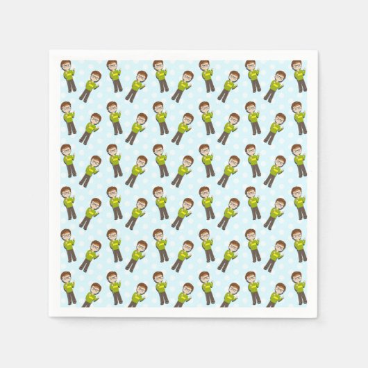 Teacher Gift The Good Teacher Explains Serviette (Vorderseite)
