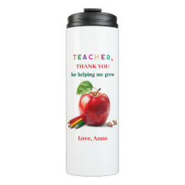 Teacher Gift – Thermal Tumbler Thank You Message Thermosbecher