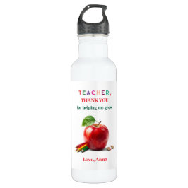Teacher Gift – Water Bottle with Thank You Message Edelstahlflasche