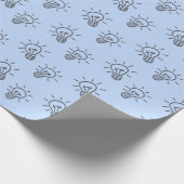 Teacher Gift What The Teacher Geschenkpapier (Ecke)